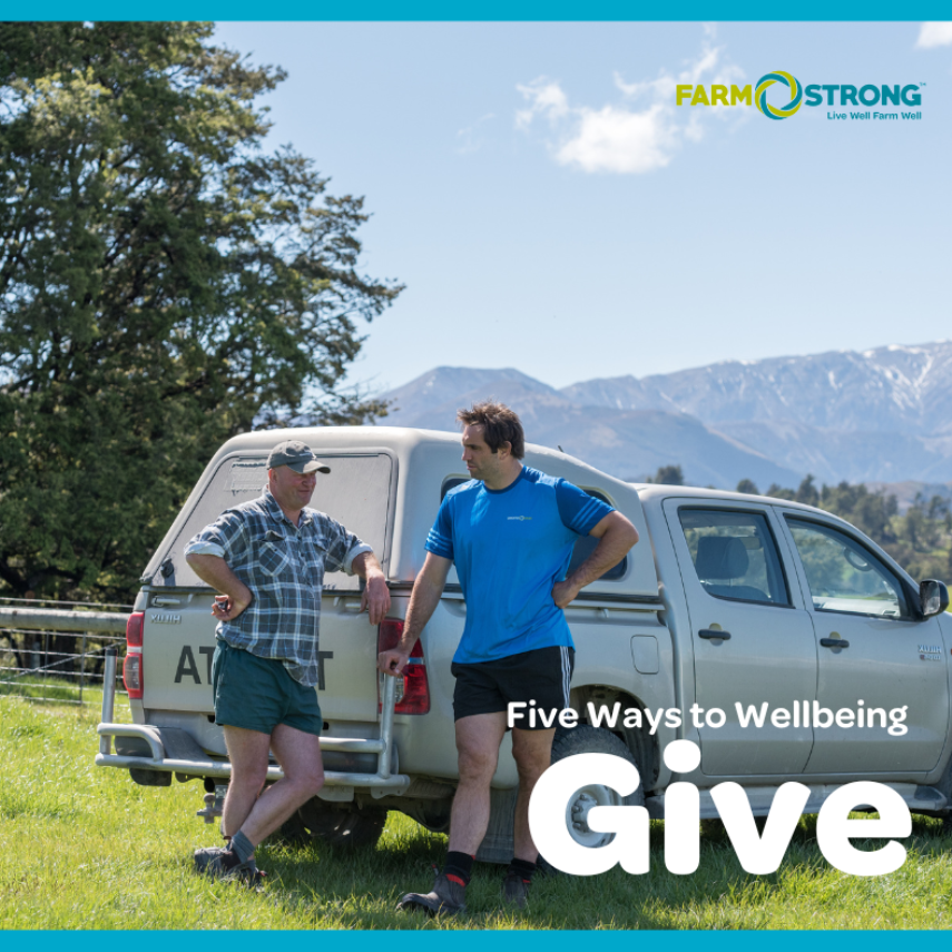 Five Ways to Wellbeing - Give